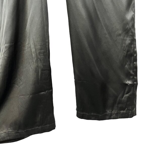 Andree by Unit Womens Long Sleeve V-Neck Twisted Waist Pant Jumpsuit Black S New - Picture 6 of 11